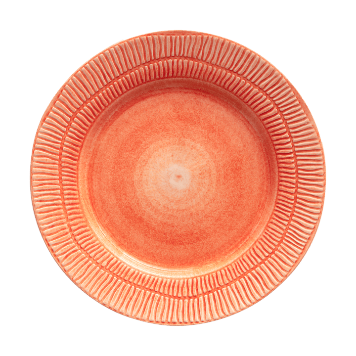 Stripes tallerken Ø28 cm, Oransje Mateus