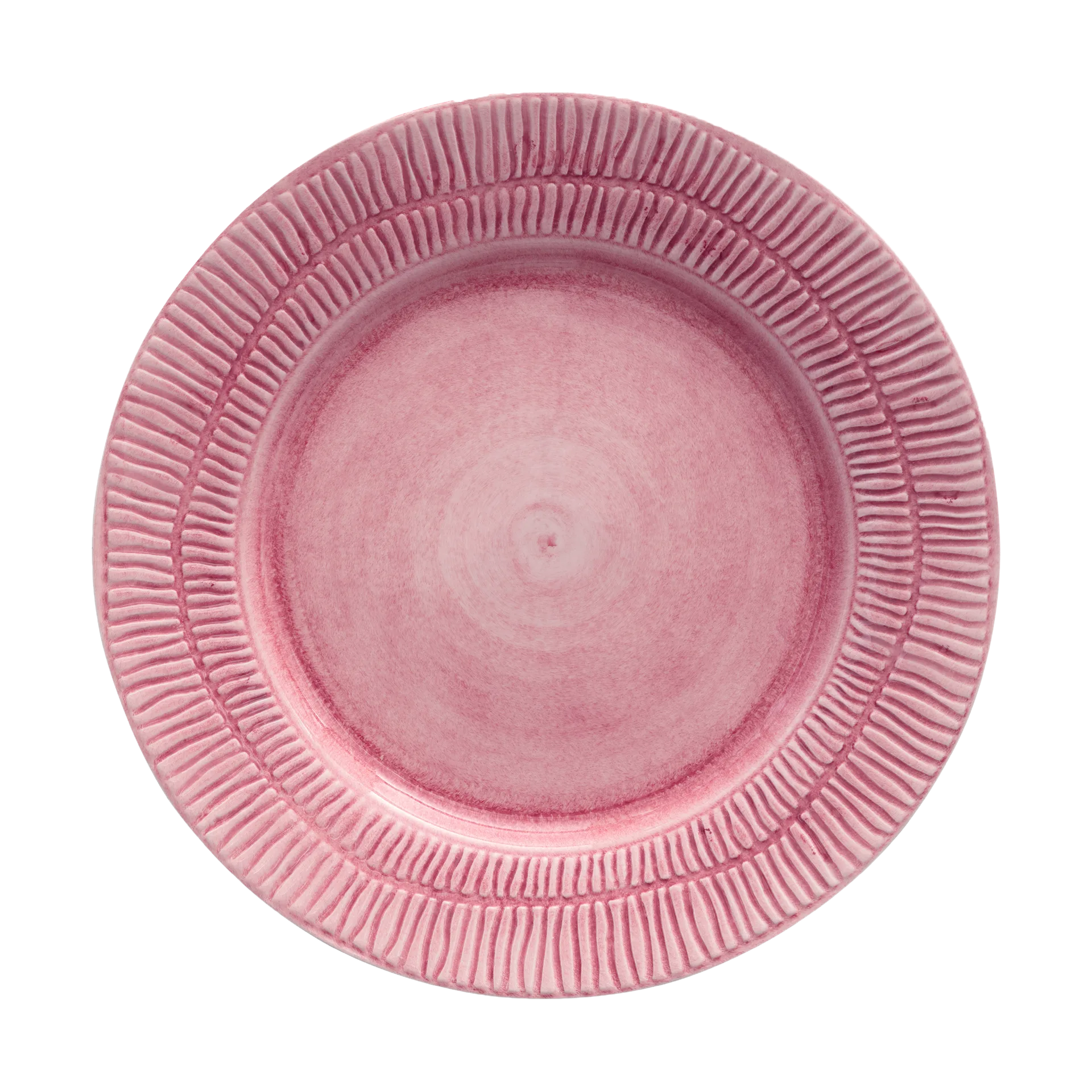 Stripes tallerken Ø28 cm, Rosa Mateus