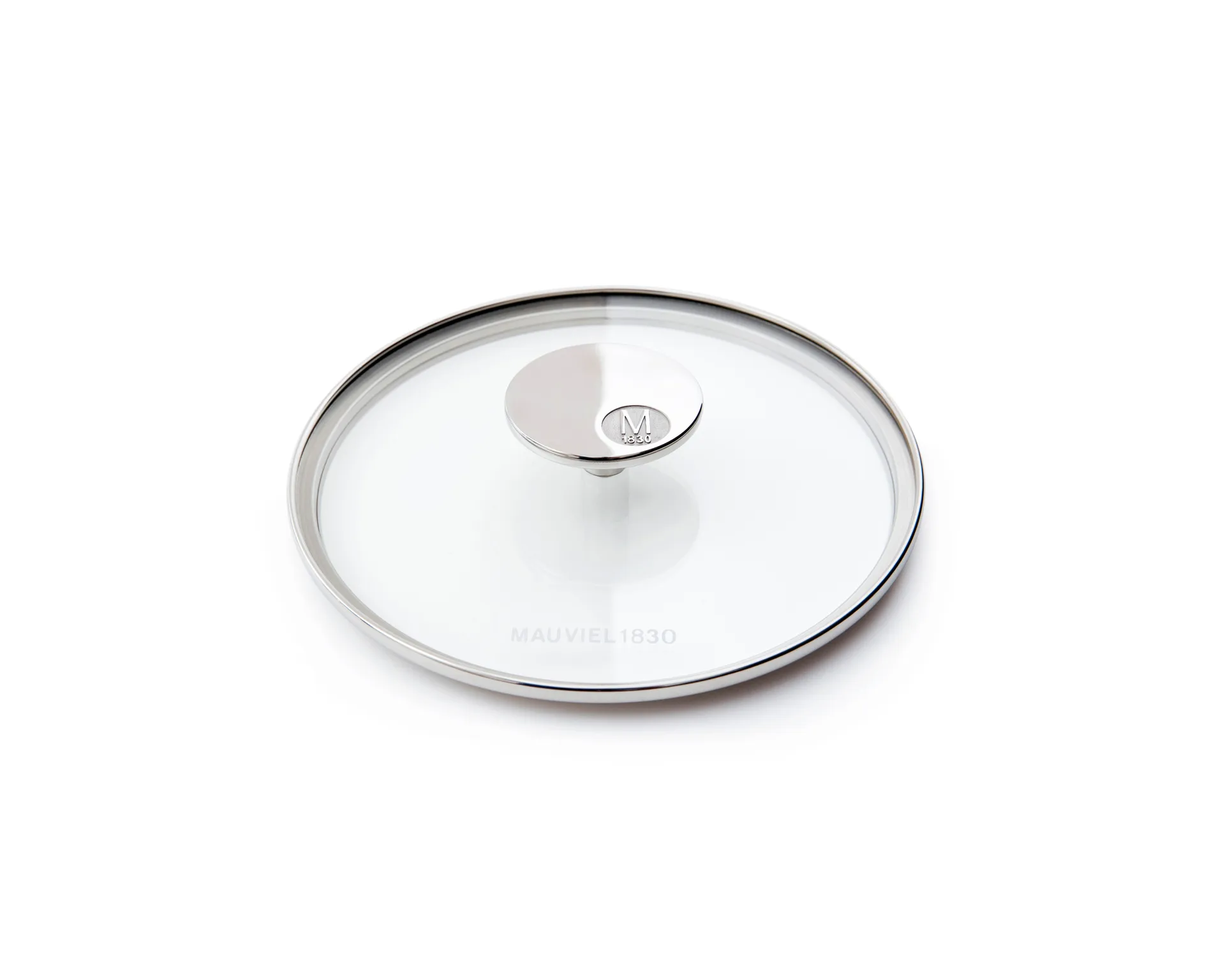 Glasslokk M'360 14 cm, Glass-stål Mauviel