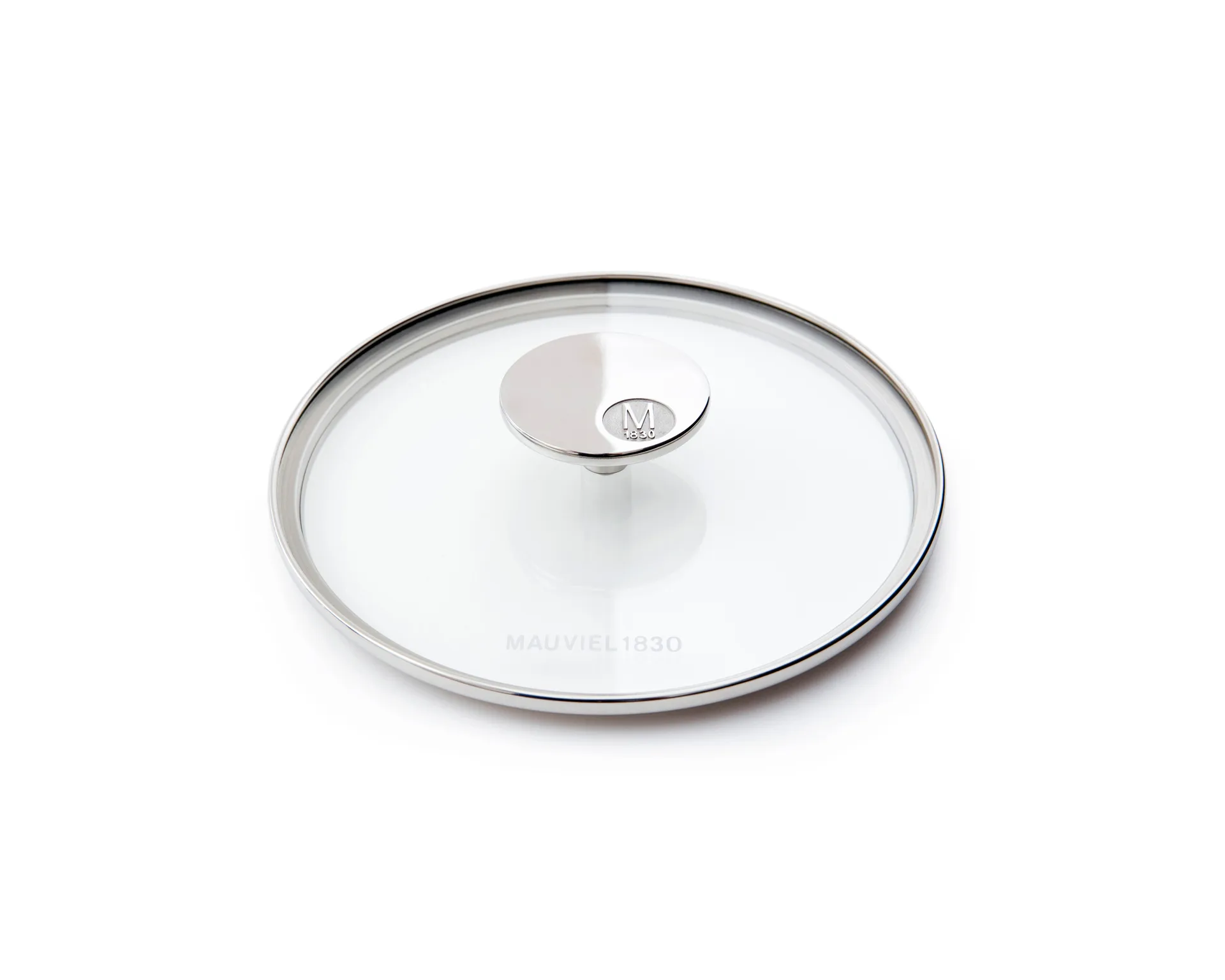 Glasslokk M'360 16 cm, Glass-stål Mauviel