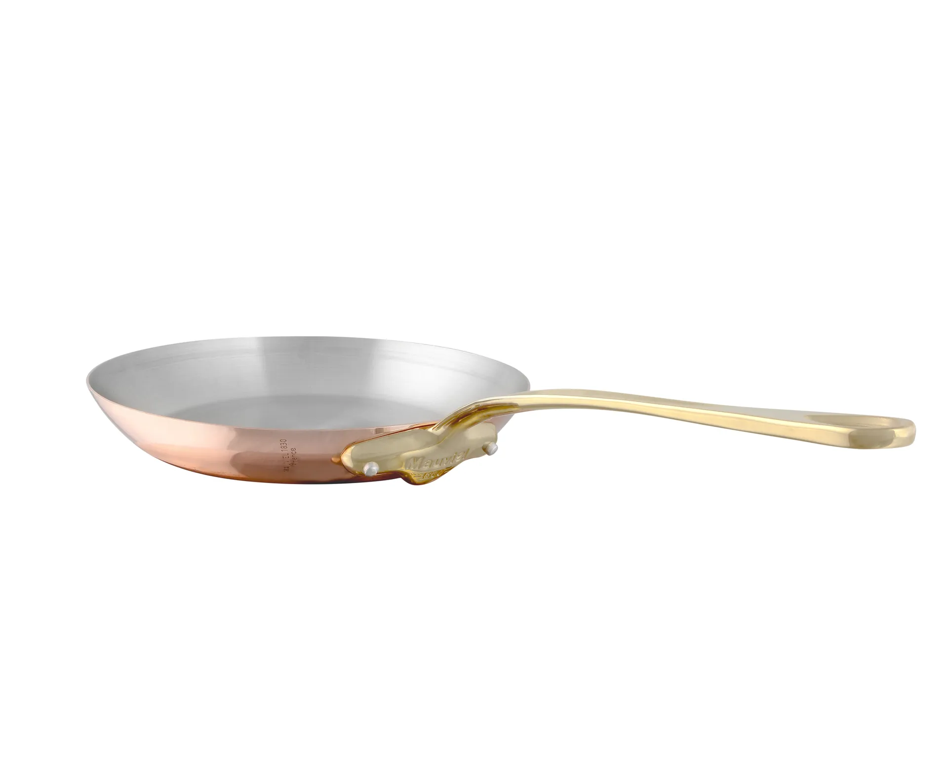 Stekepanne M'150B Ø26 cm, Kobber-messing Mauviel