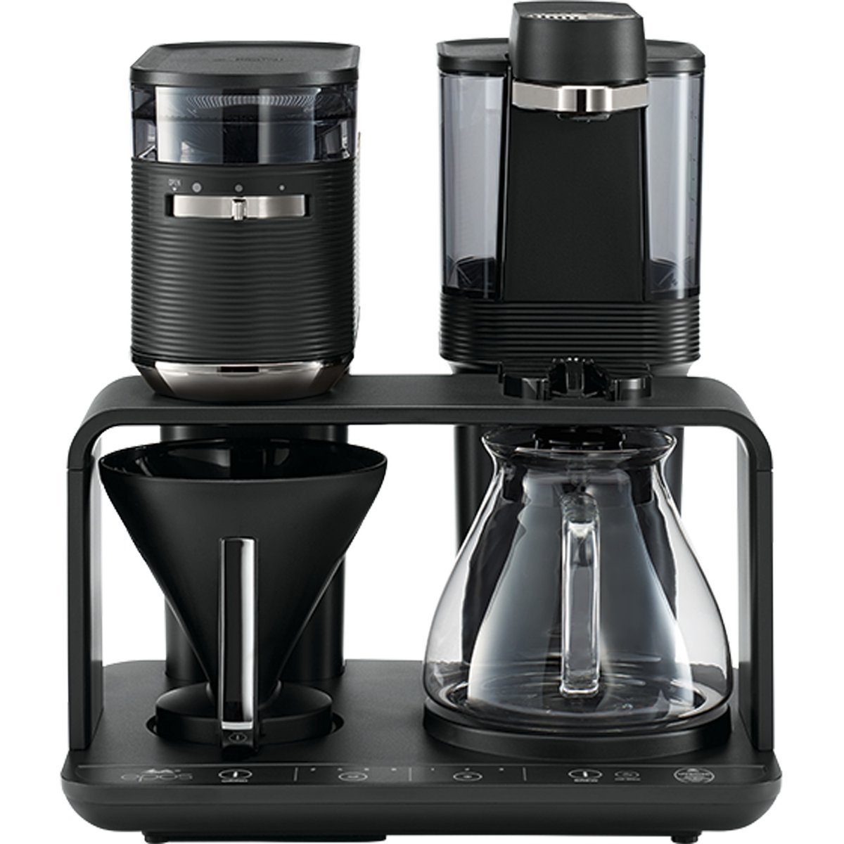 Melitta Epos kaffetrakter, svart/krom