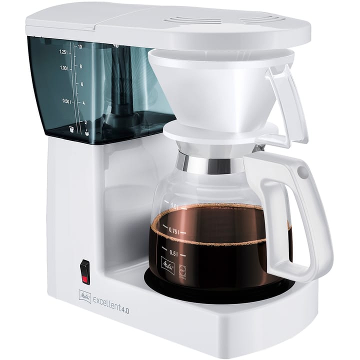 Excellent 4.0 kaffetrakter, Hvit Melitta