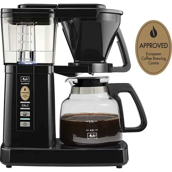 Excellent 5.0 kaffetrakter, Svart Melitta