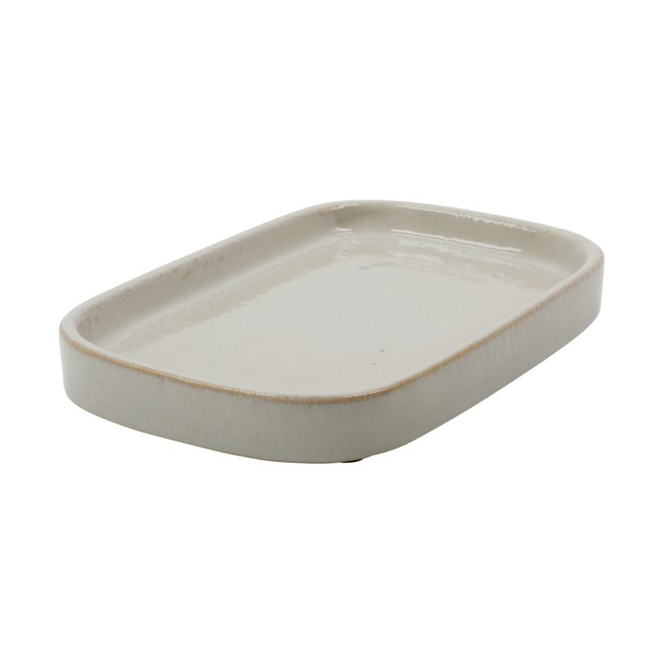 Meraki - Brett, MKDatura - Shellish grey - l: 24.5 cm, w: 16.5 cm, h: 3 cm