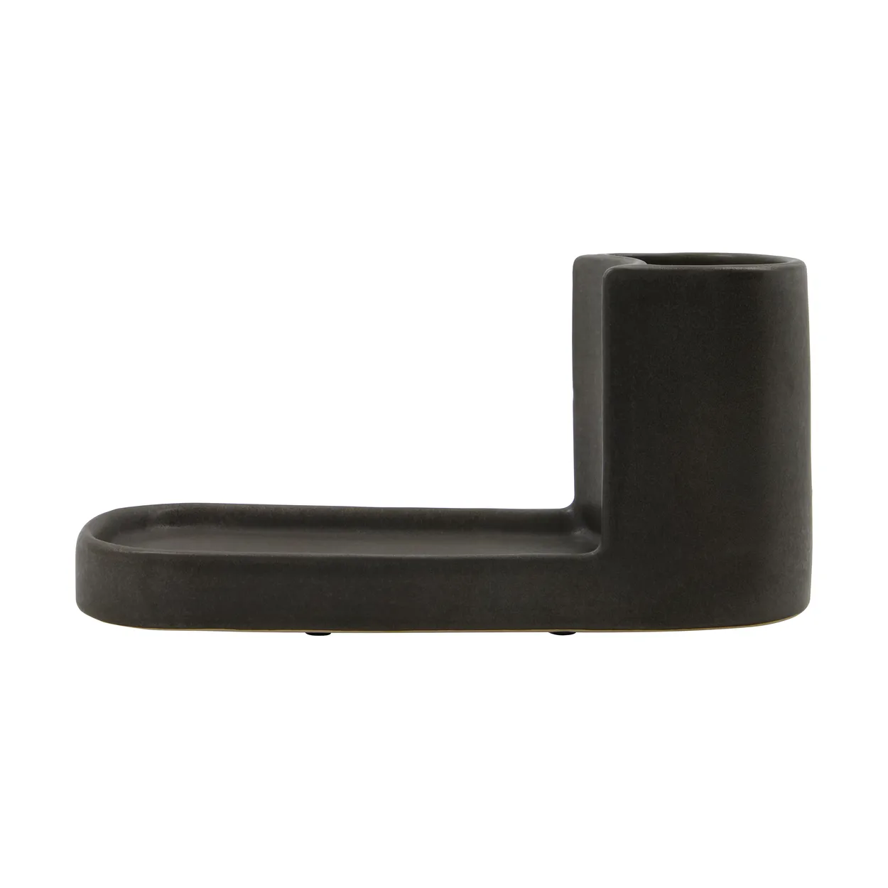 Meraki Datura Børste-og såpeholder Mørkegrå