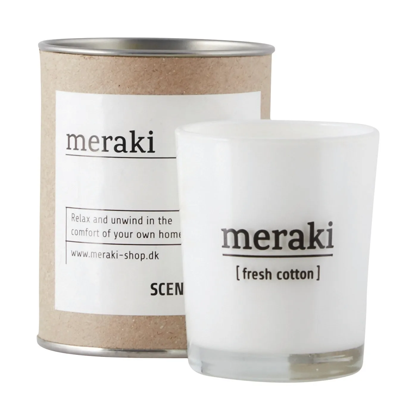 Meraki duftlys 35 timer, Fresh cotton Meraki
