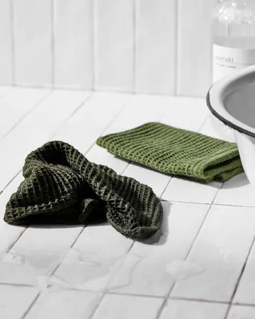 Meraki oppvaskklut 30x30 cm 2-pakning - Grønn - Meraki