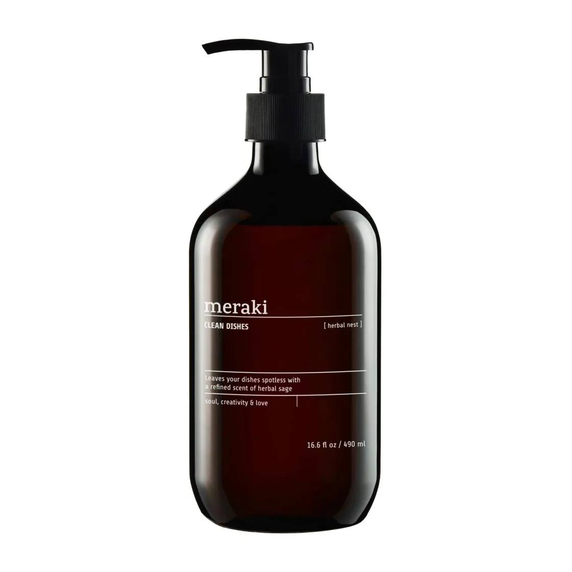 Meraki Meraki oppvaskmiddel 490 ml Herbal nest
