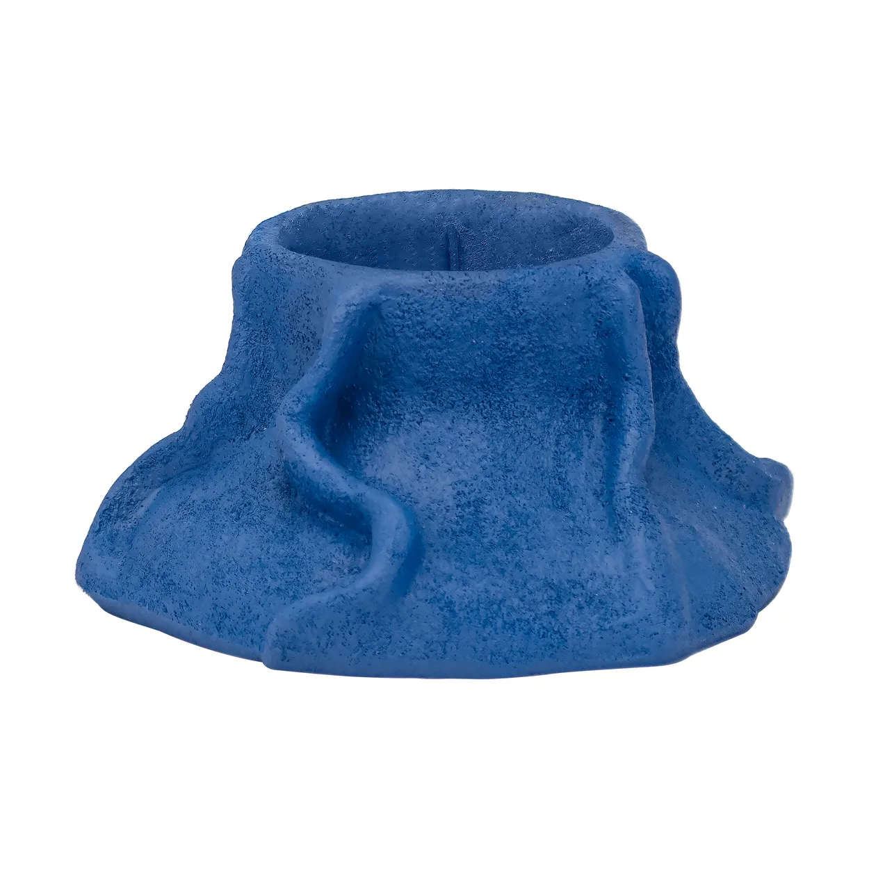 Mette Ditmer Art Piece lava lysestake Ø 12,5 cm Cobalt