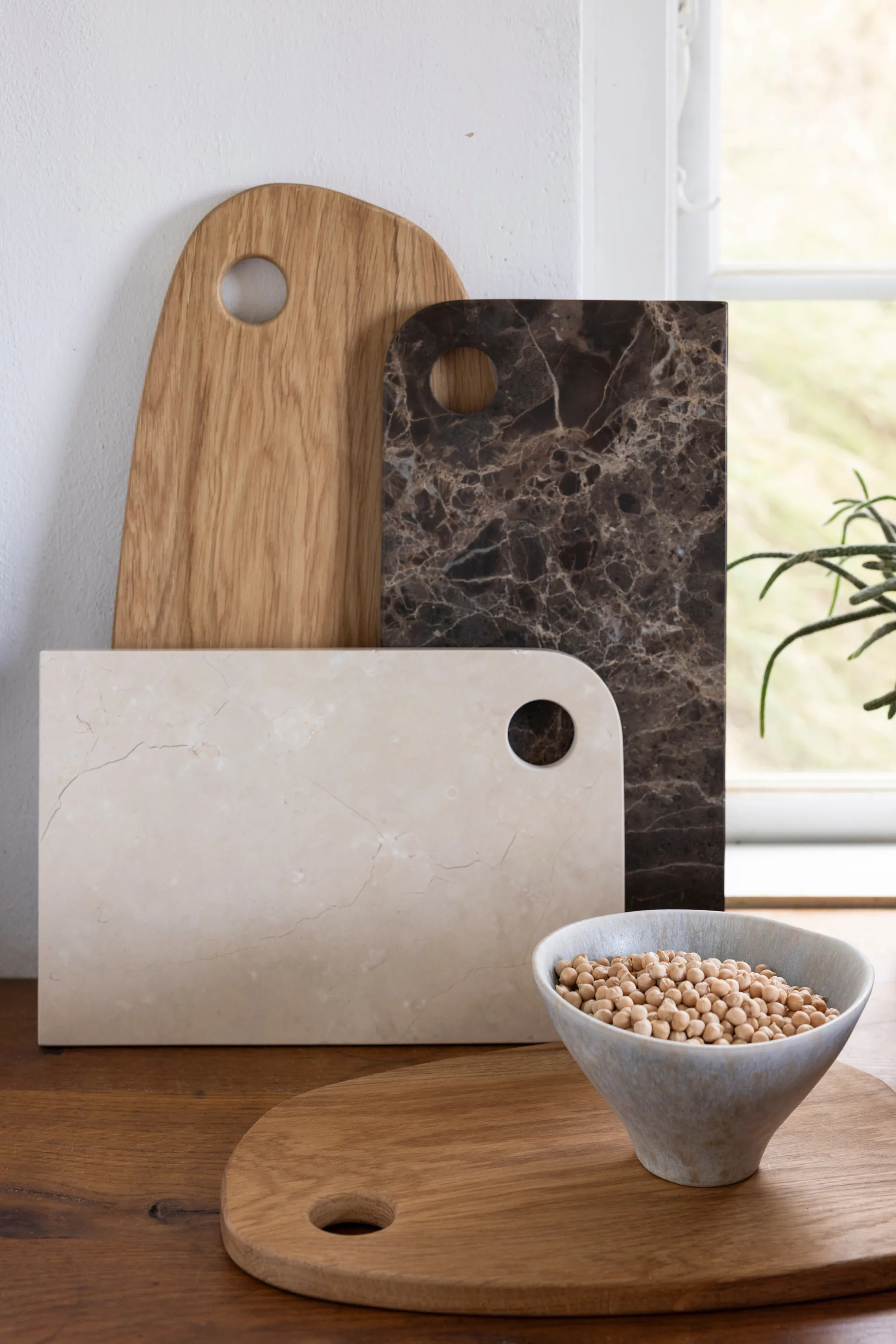 Authentic skjærefjøl, Natural, 23x44 cm Mette Ditmer