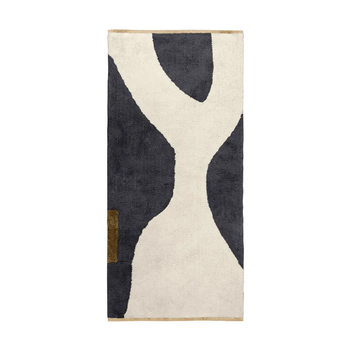 Figura teppe - Grey-Beige, 70x150 cm - Mette Ditmer