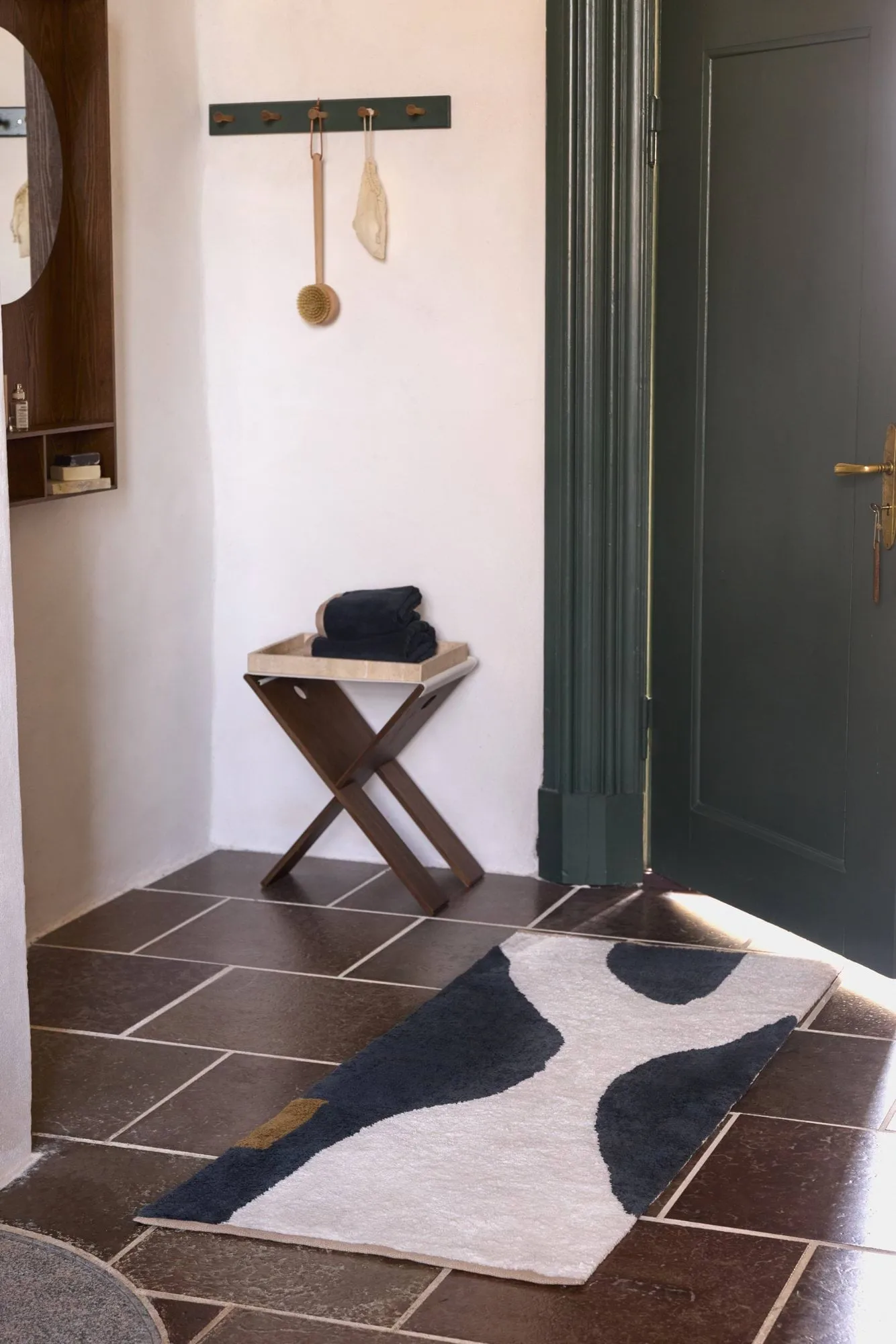 Figura teppe, Grey-Beige, 70x150 cm Mette Ditmer