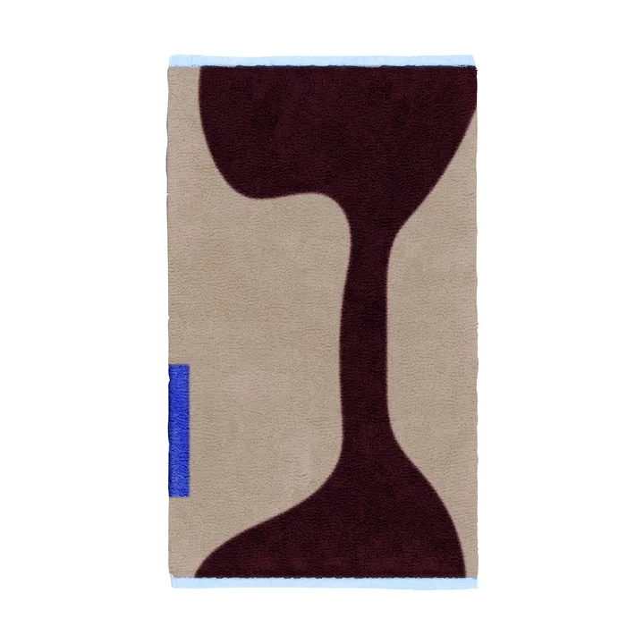 Figura teppe - Red-Beige, 50x80 cm - Mette Ditmer