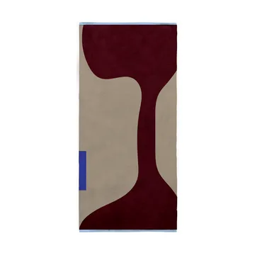 Figura teppe - Red-Beige, 70x150 cm - Mette Ditmer
