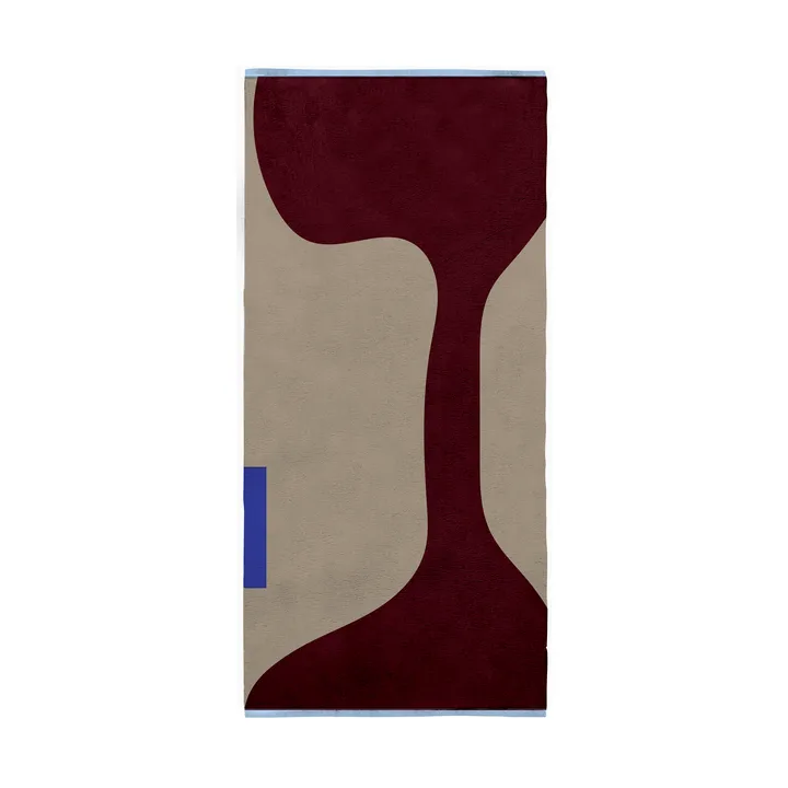 Figura teppe - Red-Beige, 70x150 cm - Mette Ditmer