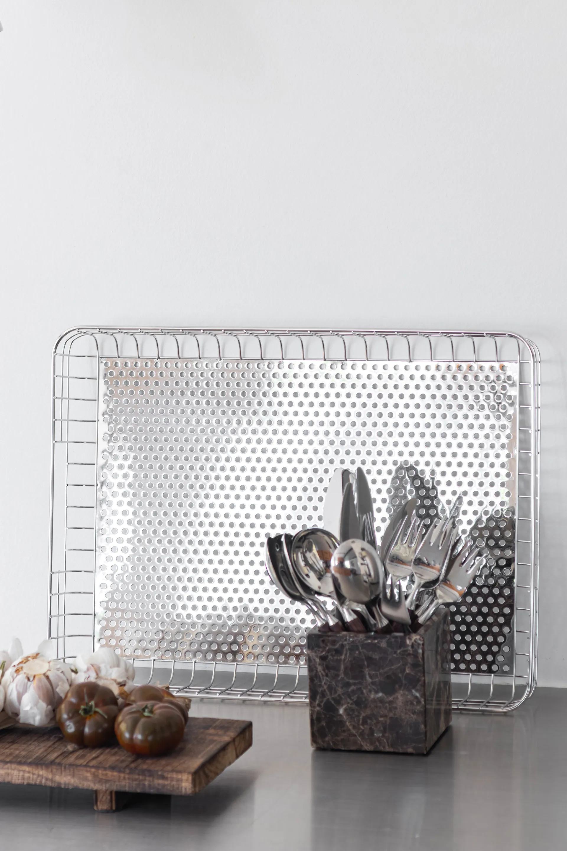 Lift serveringsbrett 33,5x45,5 cm, Chrome Mette Ditmer