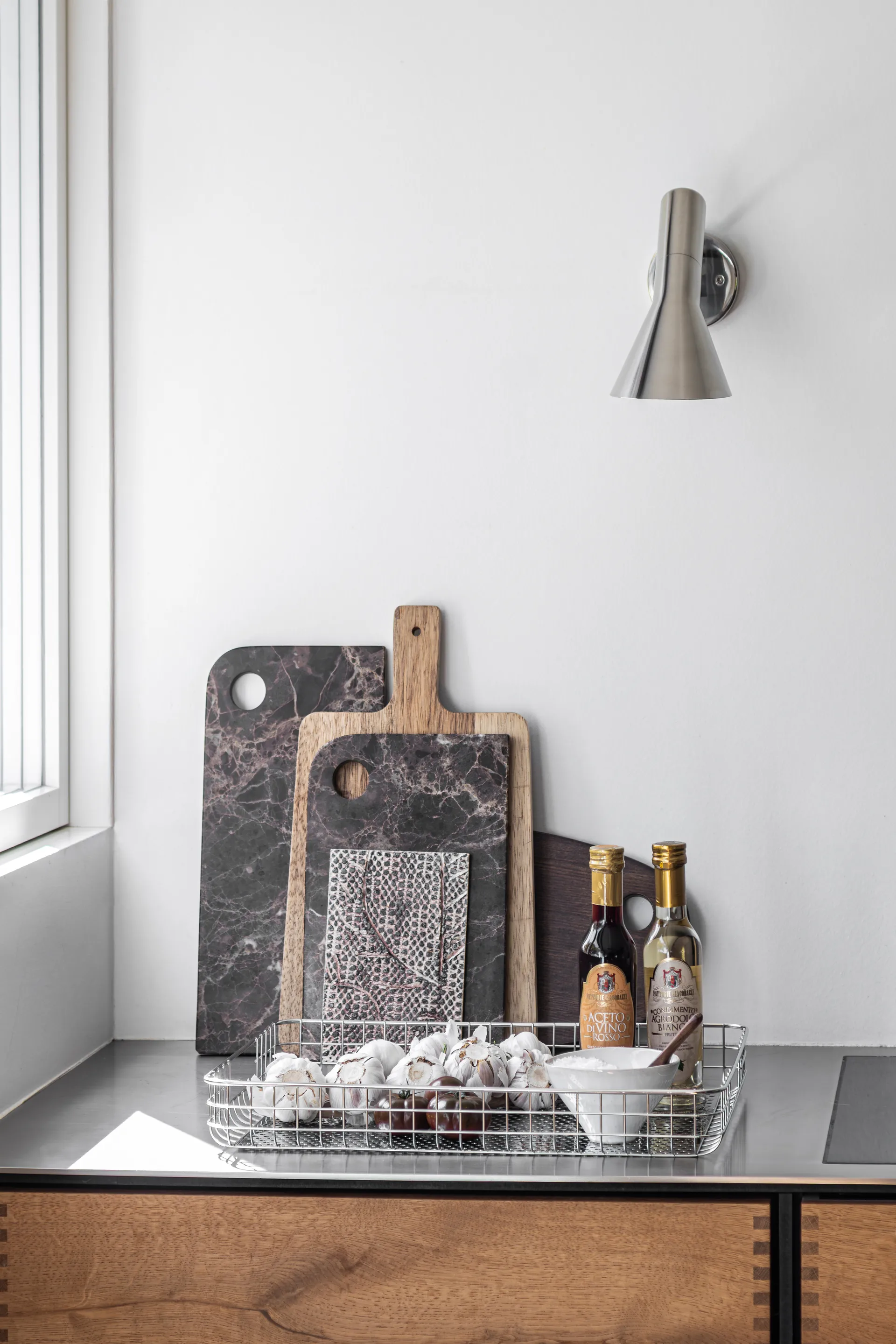 Lift serveringsbrett 33,5x45,5 cm, Chrome Mette Ditmer