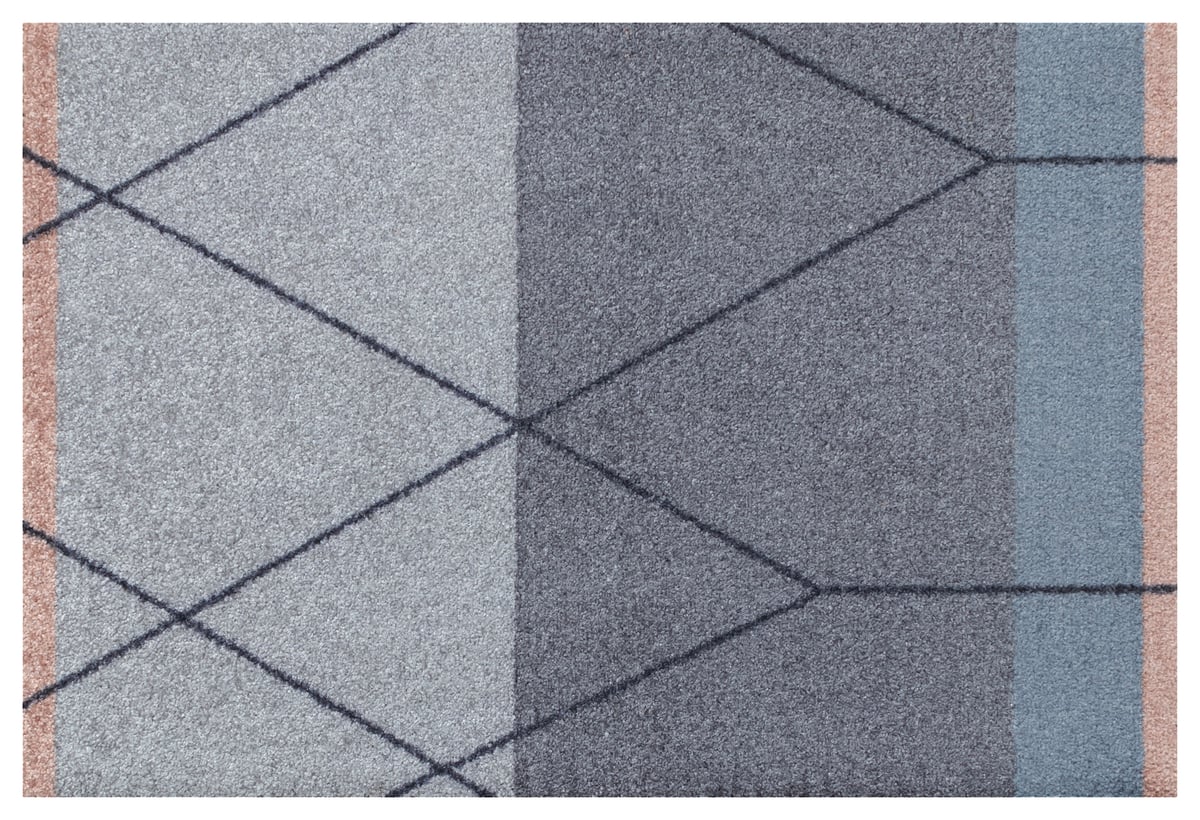 Mette Ditmer Linea All-round teppe 55x80 cm Mørkegrå