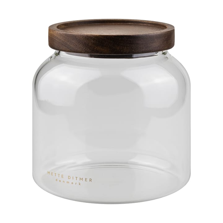 Luna krukke med lokk small 13 cm - Transparent - Mette Ditmer