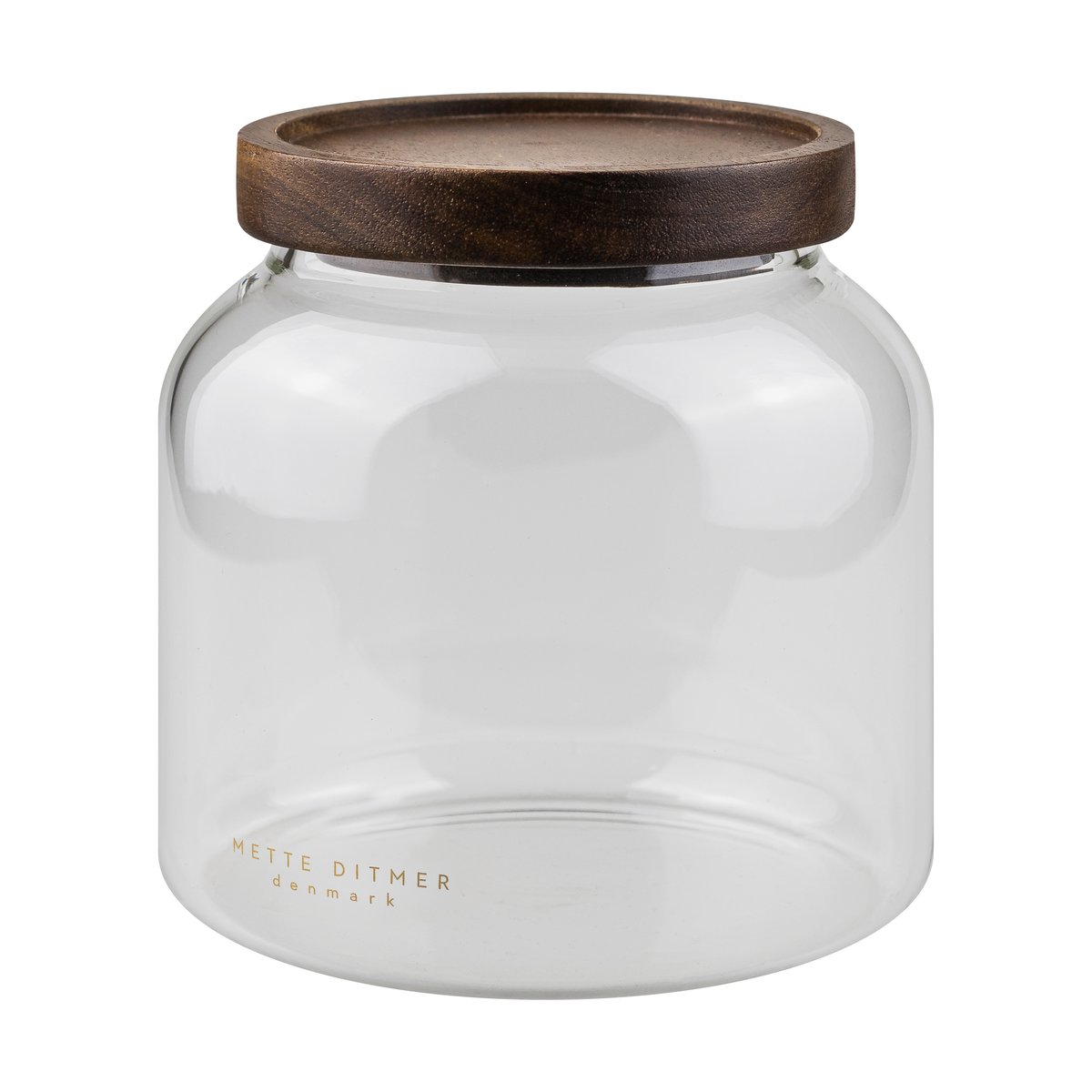 Mette Ditmer Luna krukke med lokk small 13 cm Transparent