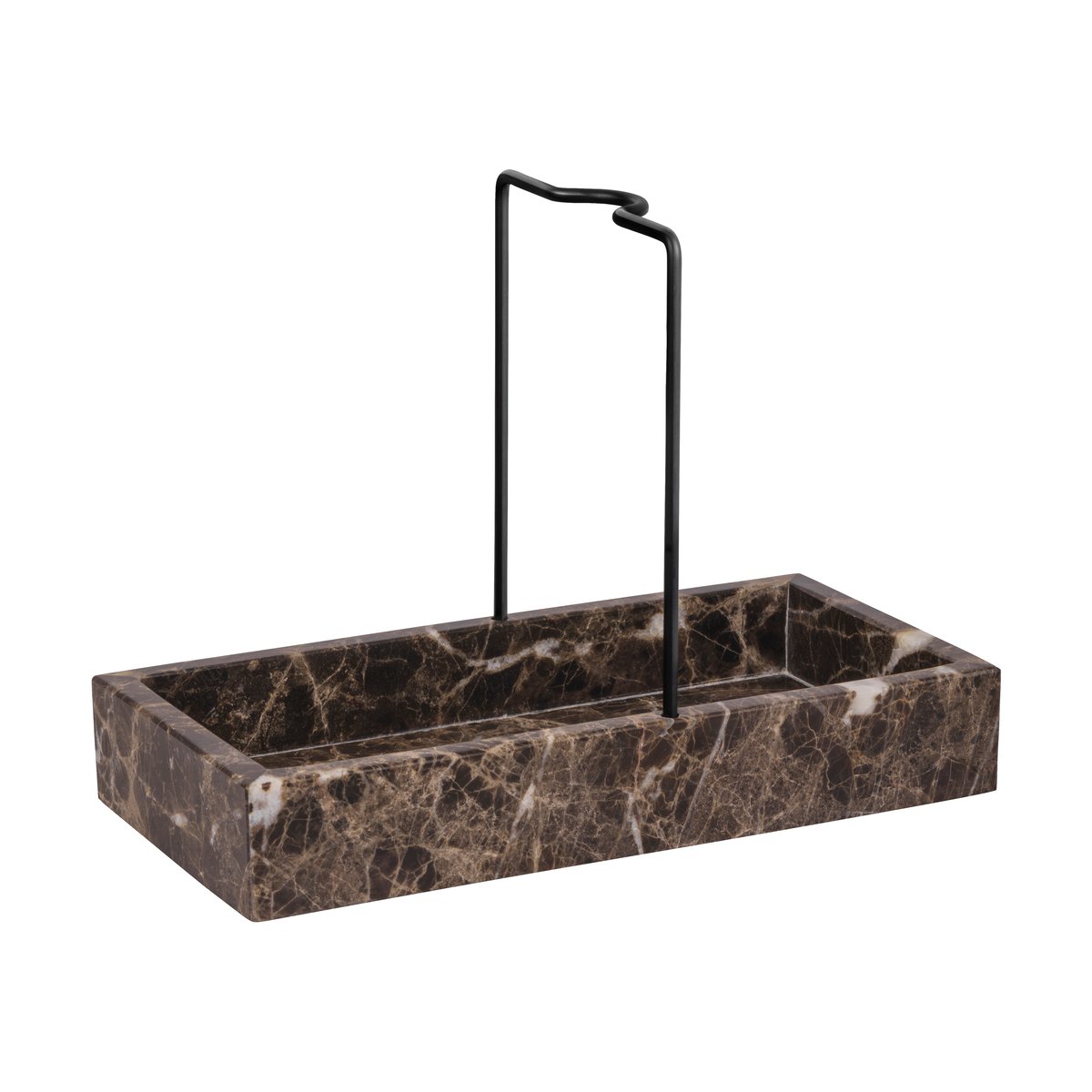 Mette Ditmer Marble kjøkkenbenkorganisator 12×23,5 cm Brown