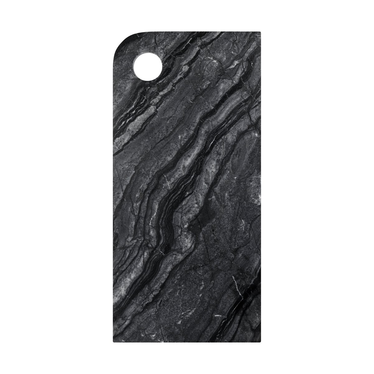 Mette Ditmer - MARBLE serving board, large -  Black / Grey