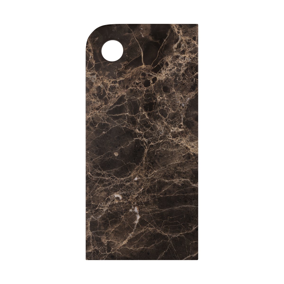 Mette Ditmer Marble serveringsbrett large 18x38 cm Brown