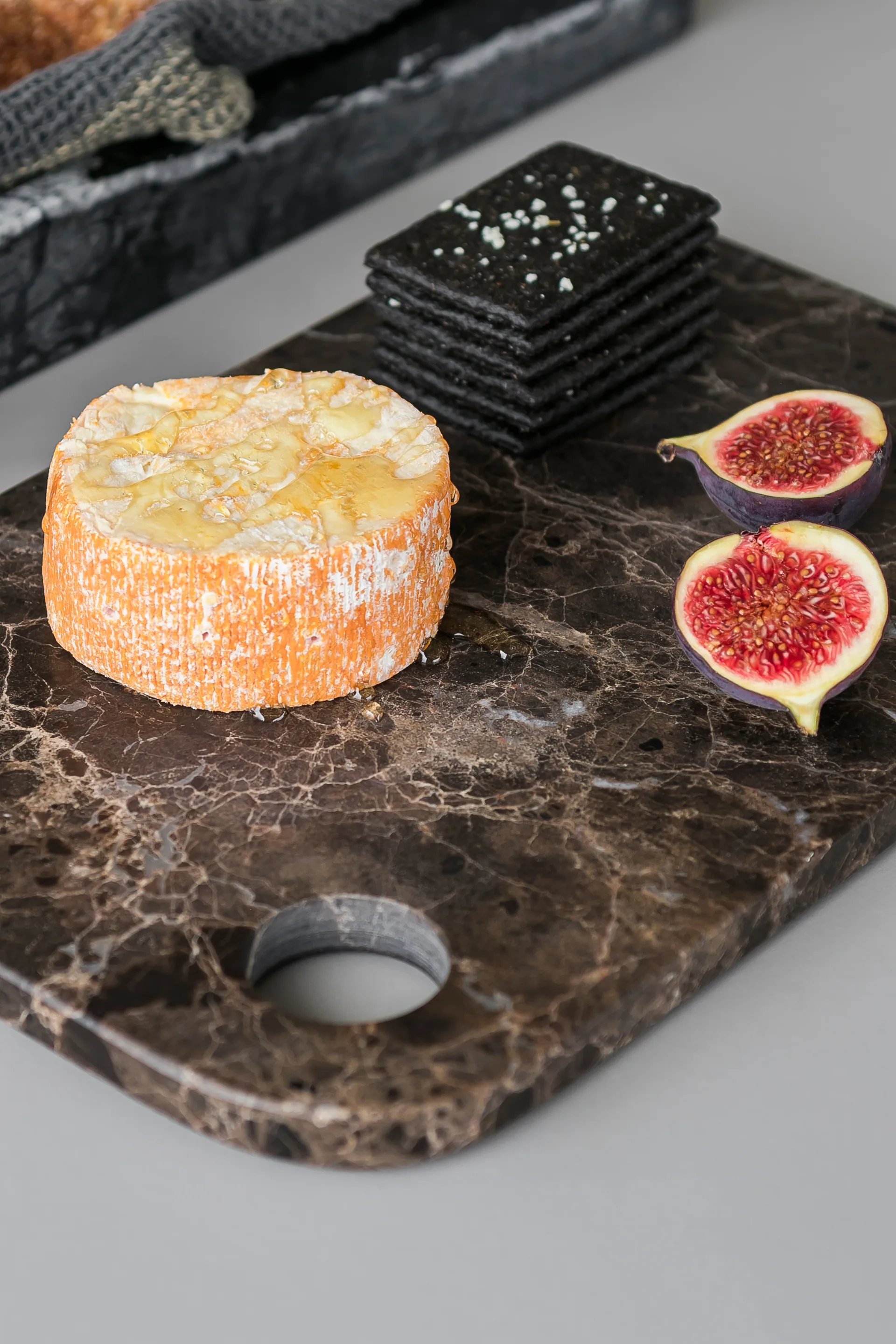 Marble serveringsbrett medium 20x30 cm, Brown Mette Ditmer