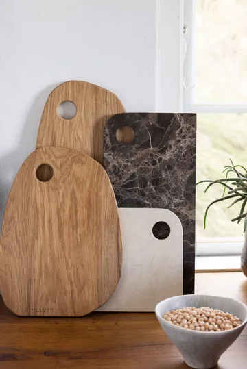 Marble serveringsbrett medium 20x30 cm - Sand - Mette Ditmer