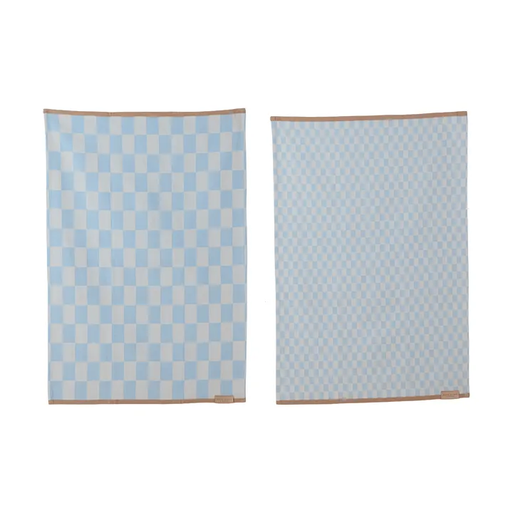 Mini-Max kjøkkenhåndkle 2-pakning - Blue (blå), 50x70 cm - Mette Ditmer