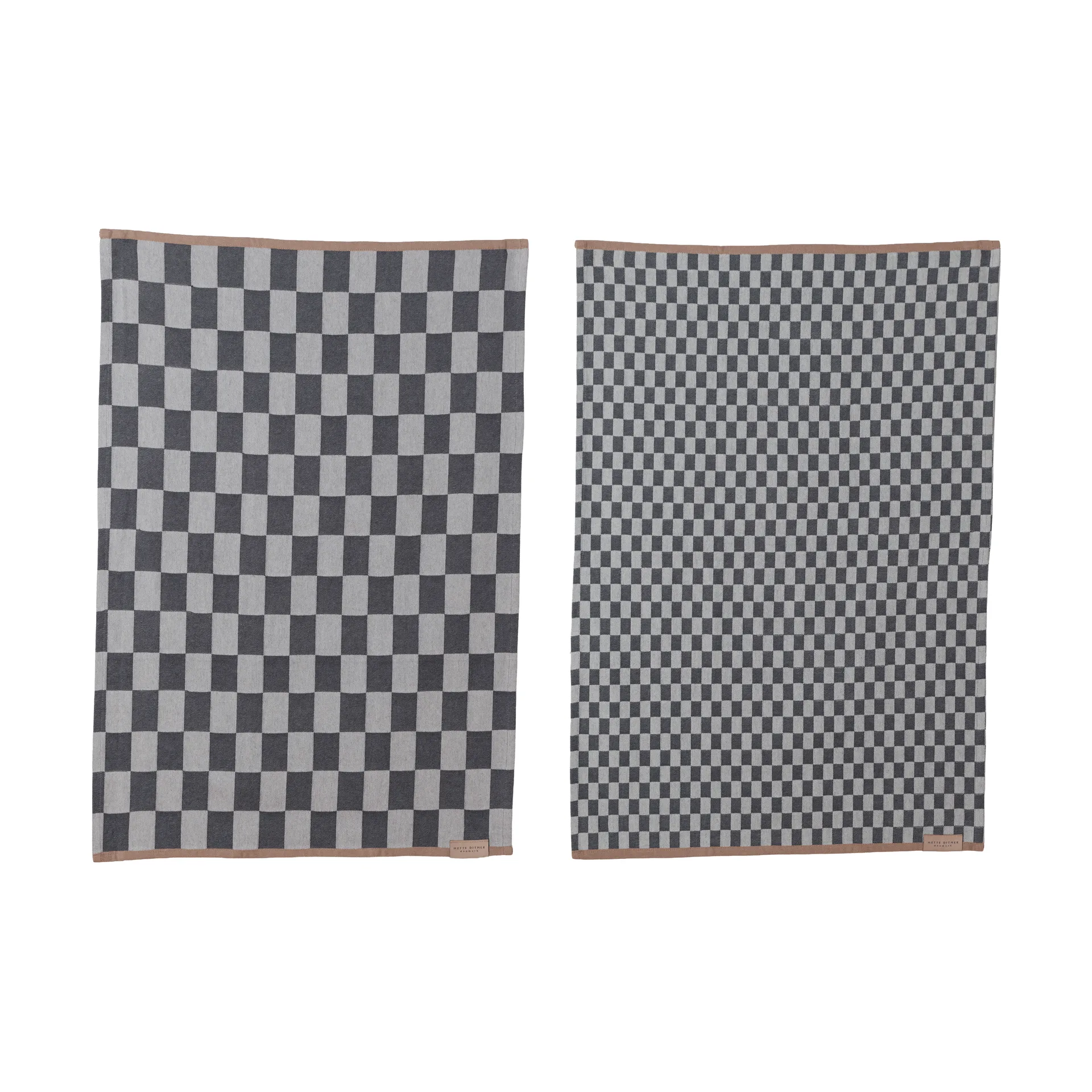 Mini-Max kjøkkenhåndkle 2-pakning, Grey (grå), 50x70 cm Mette Ditmer