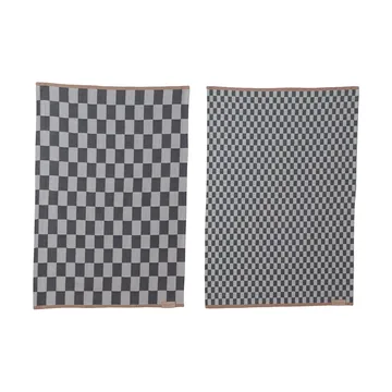 Mini-Max kjøkkenhåndkle 2-pakning - Grey (grå), 50x70 cm - Mette Ditmer