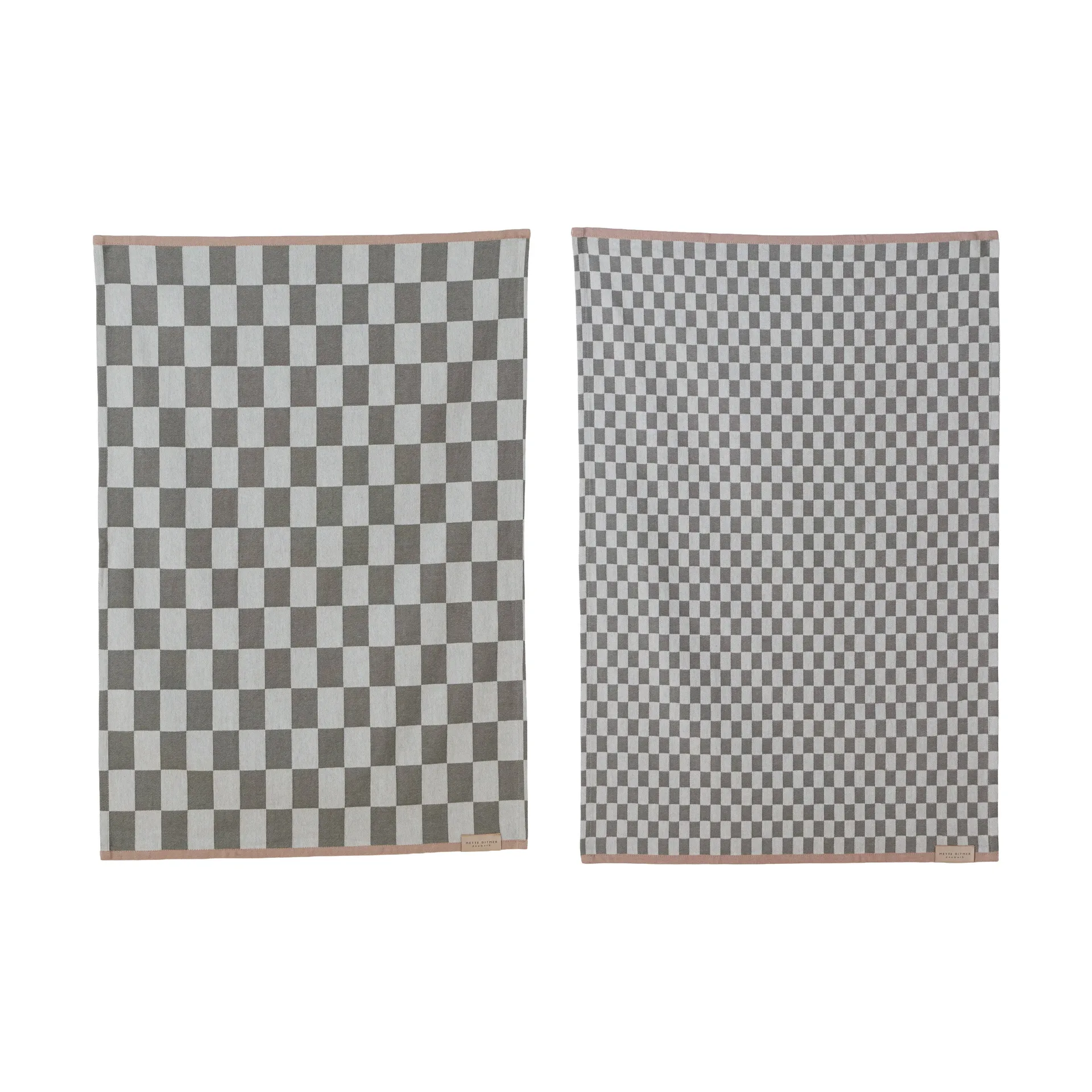 Mini-Max kjøkkenhåndkle 2-pakning, Grey (grå), 50x70 cm Mette Ditmer