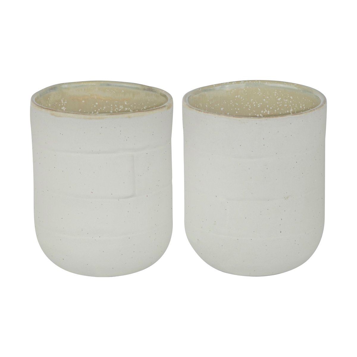 Mette Ditmer Sand Grain kopp 30 cl 2-pakning Straw