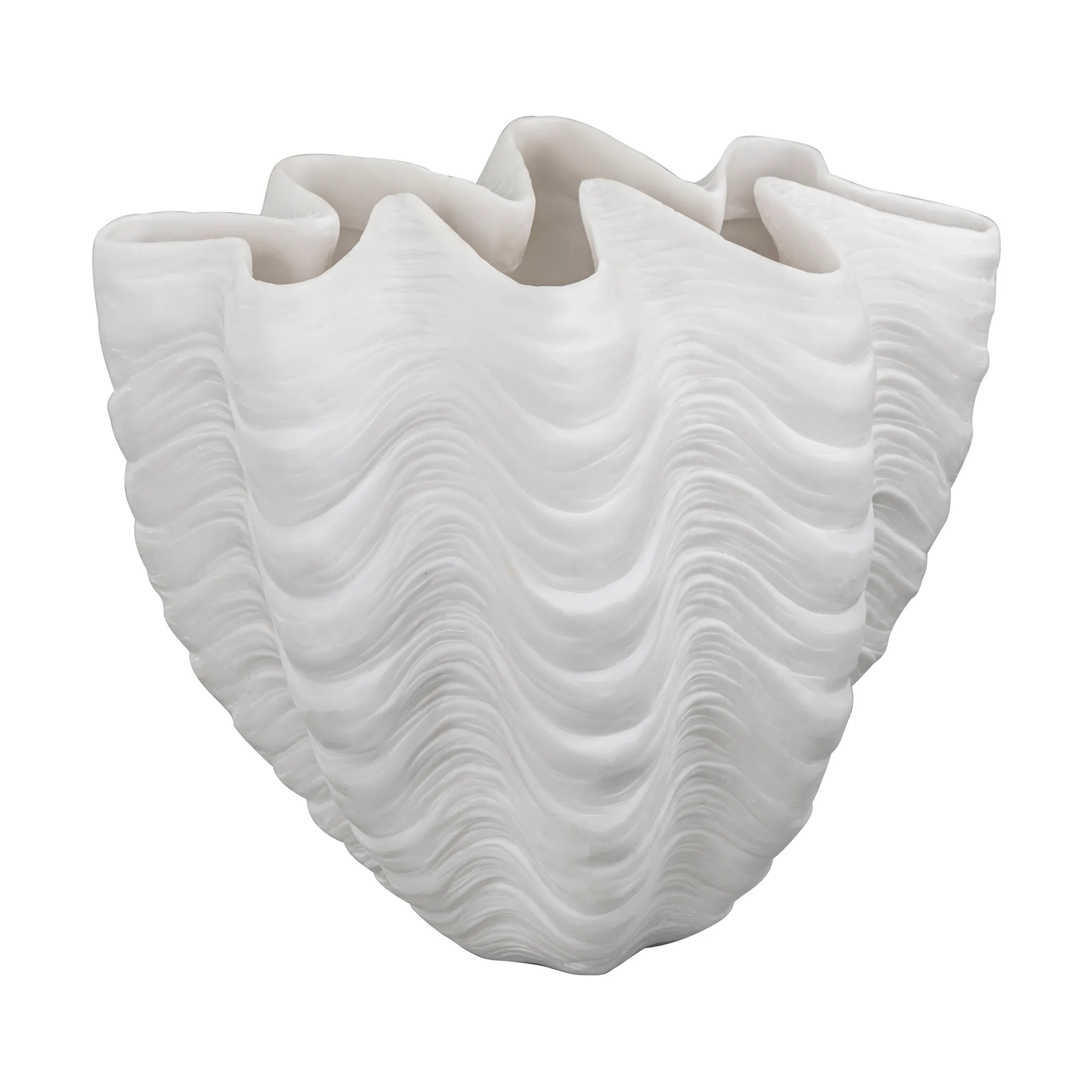 Mette Ditmer Shell vase Large, 30 cm, white