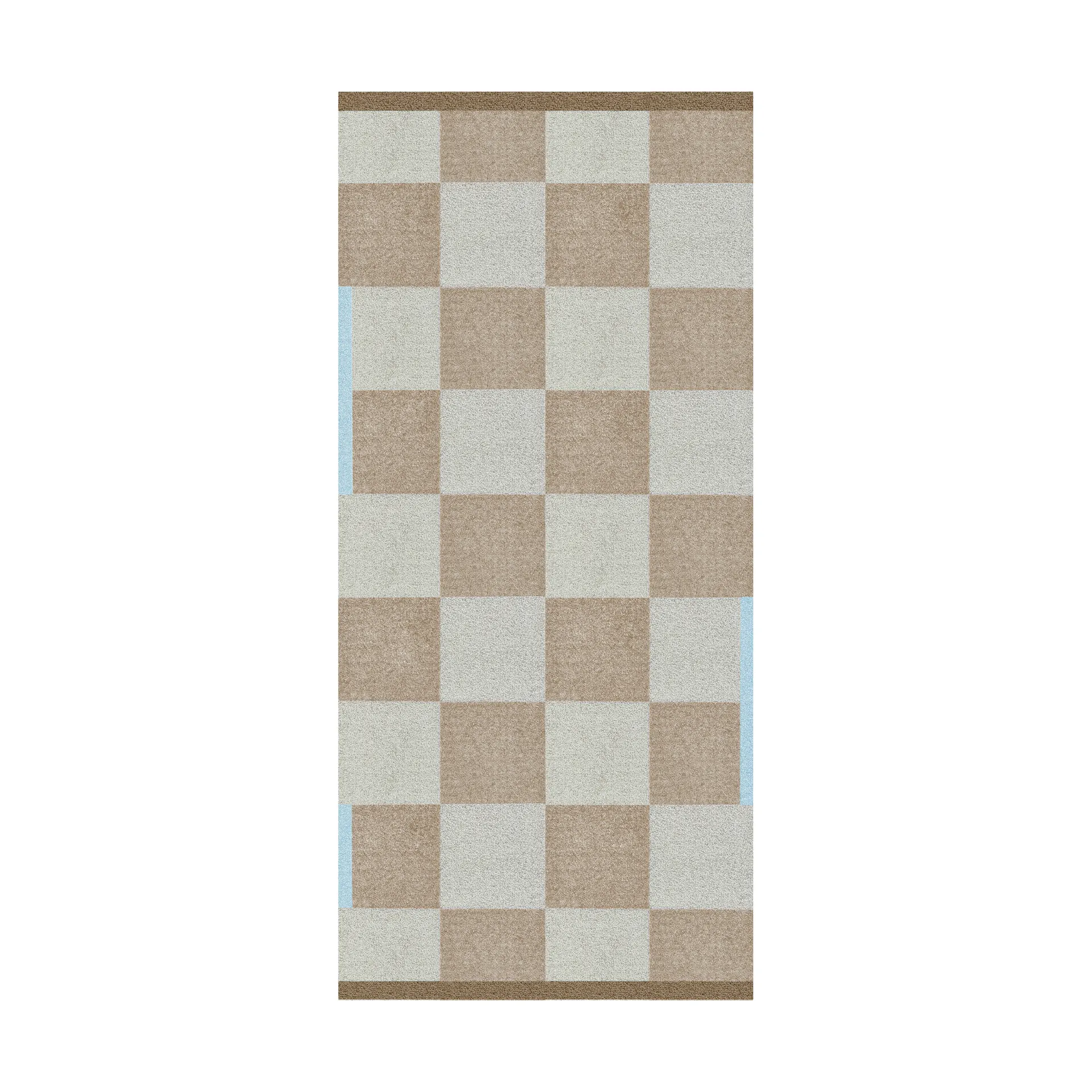 Square all-arround gangteppe, Camel, 70x150 cm Mette Ditmer
