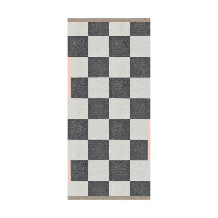 Square all-arround gangteppe, Dark grey, 70x150 cm Mette Ditmer