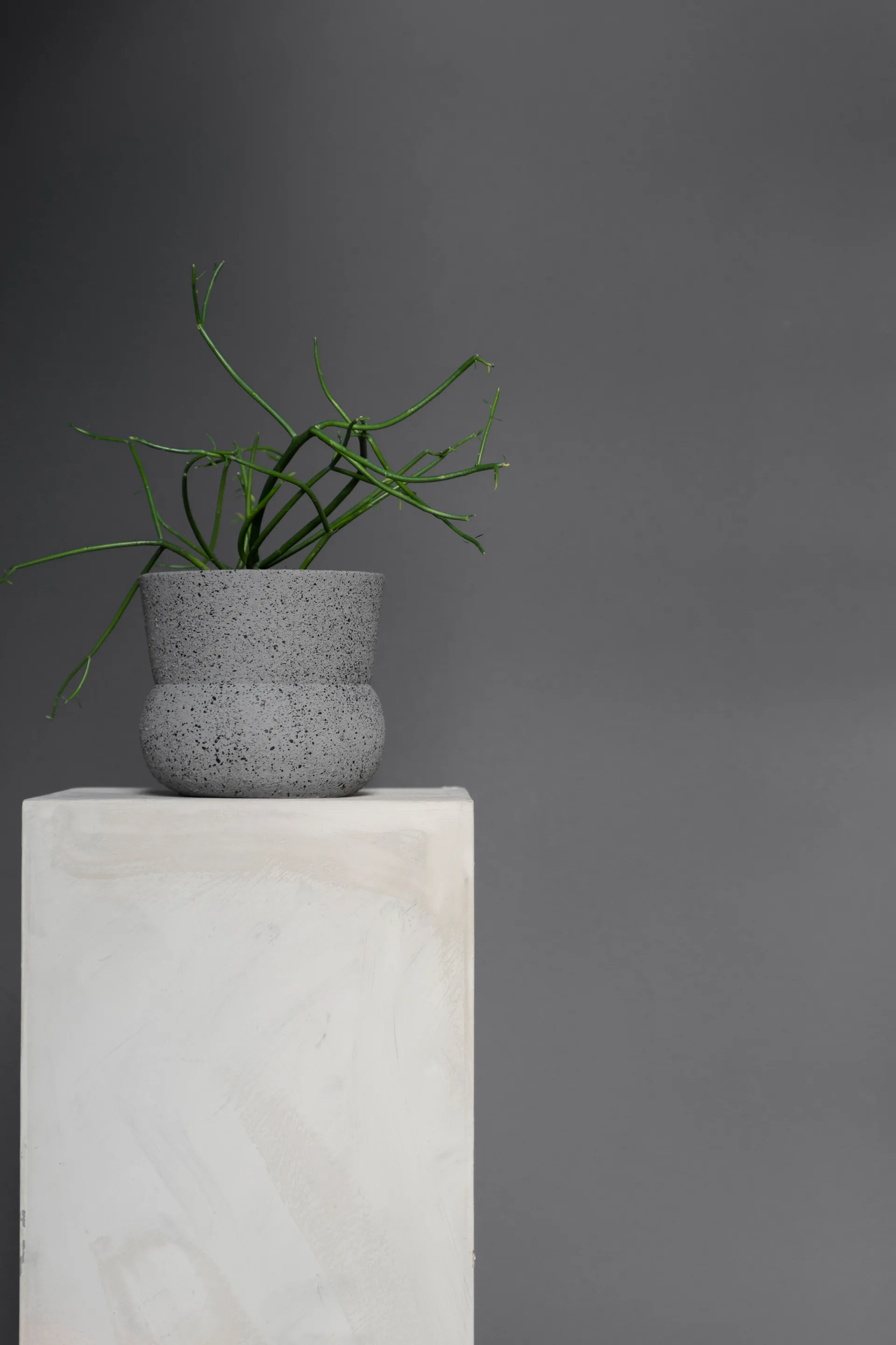 Stone blomsterpotte Ø 17 cm, Grey Mette Ditmer