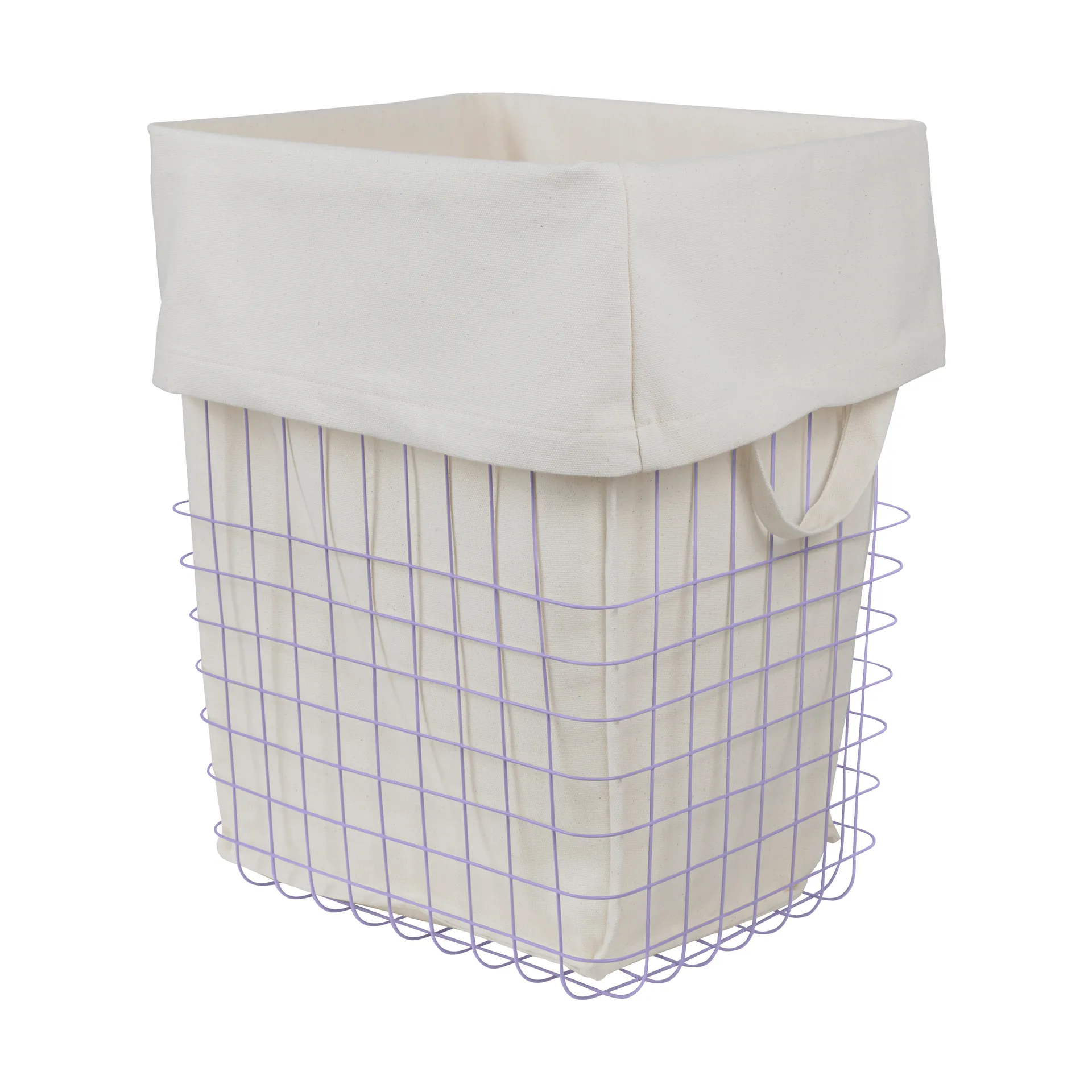 Store-it oppbevaringskurv med bomullspose large, Lilac Mette Ditmer