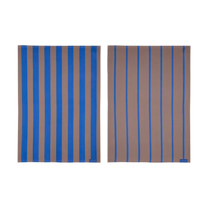 Stripes kjøkkenhåndkle 50x70 cm 2-pack, Blush Mette Ditmer