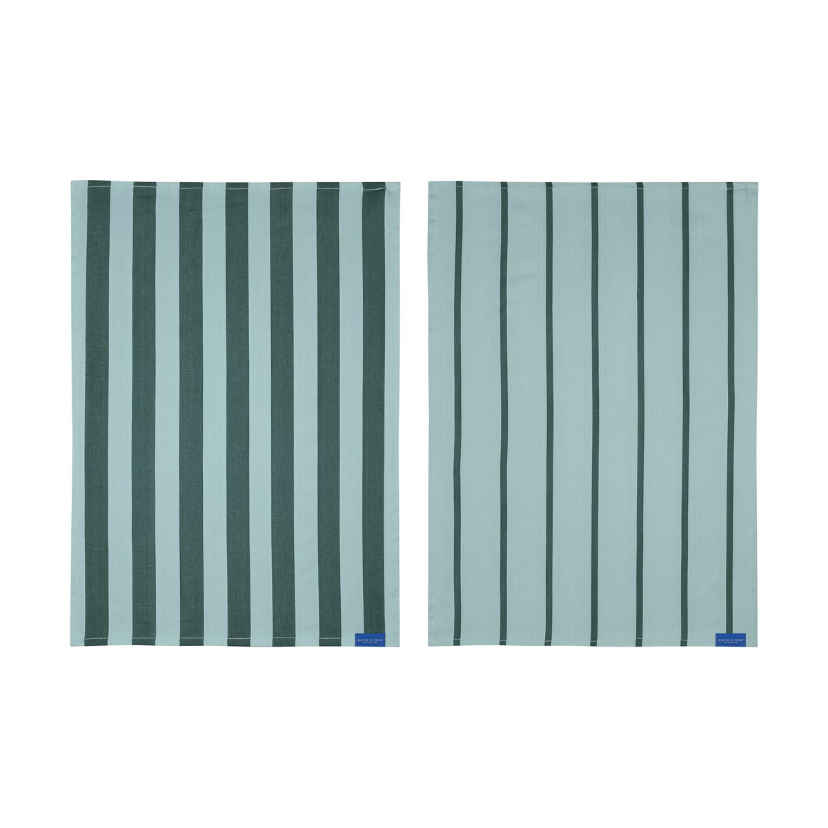 Mette Ditmer Stripes kjøkkenhåndkle 50x70 cm 2-pack Mint