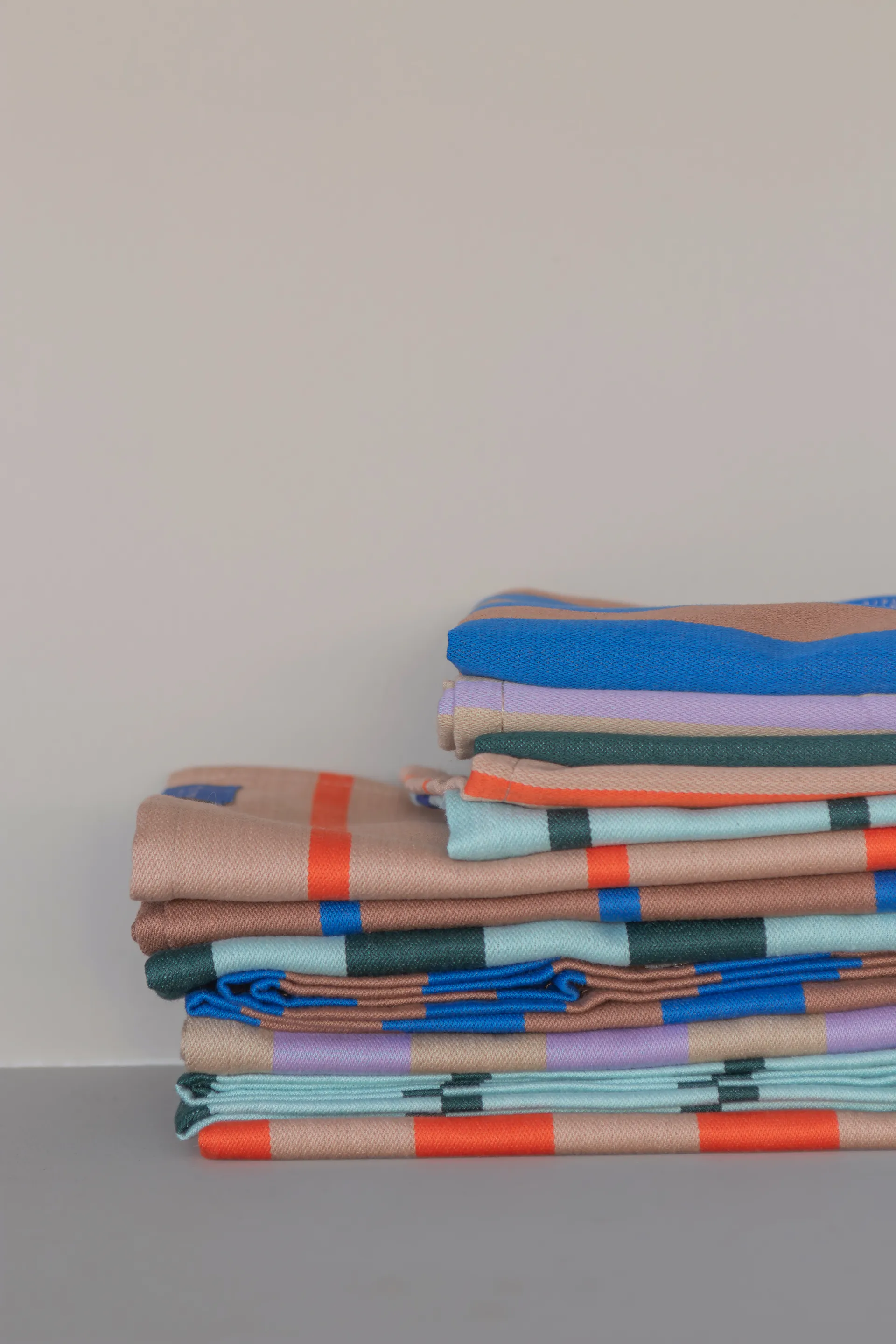 Stripes kjøkkenklut 33x33 cm 2-pack, Blush Mette Ditmer