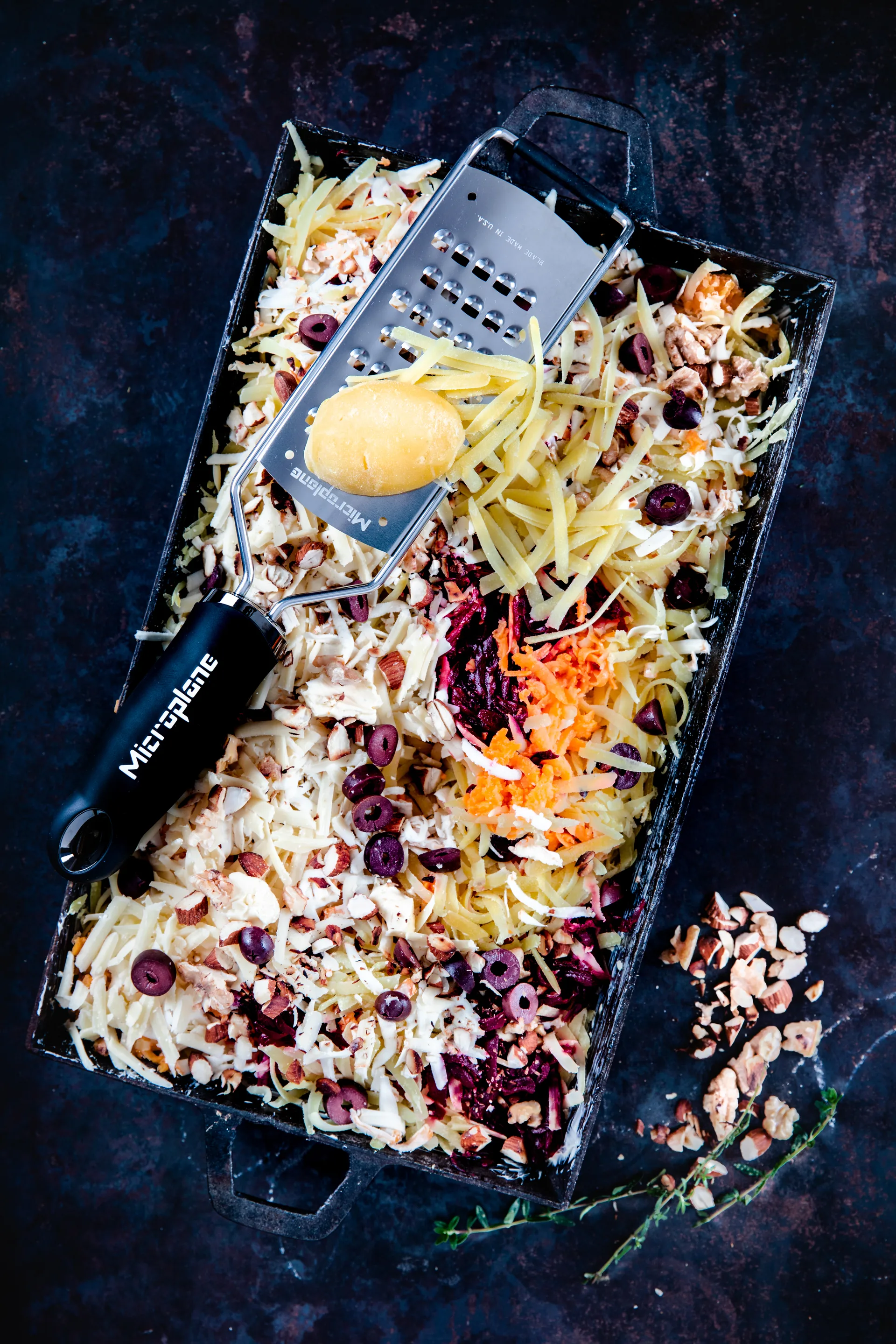 Gourmet ekstra grovt rivjern 31 cm, Black Microplane