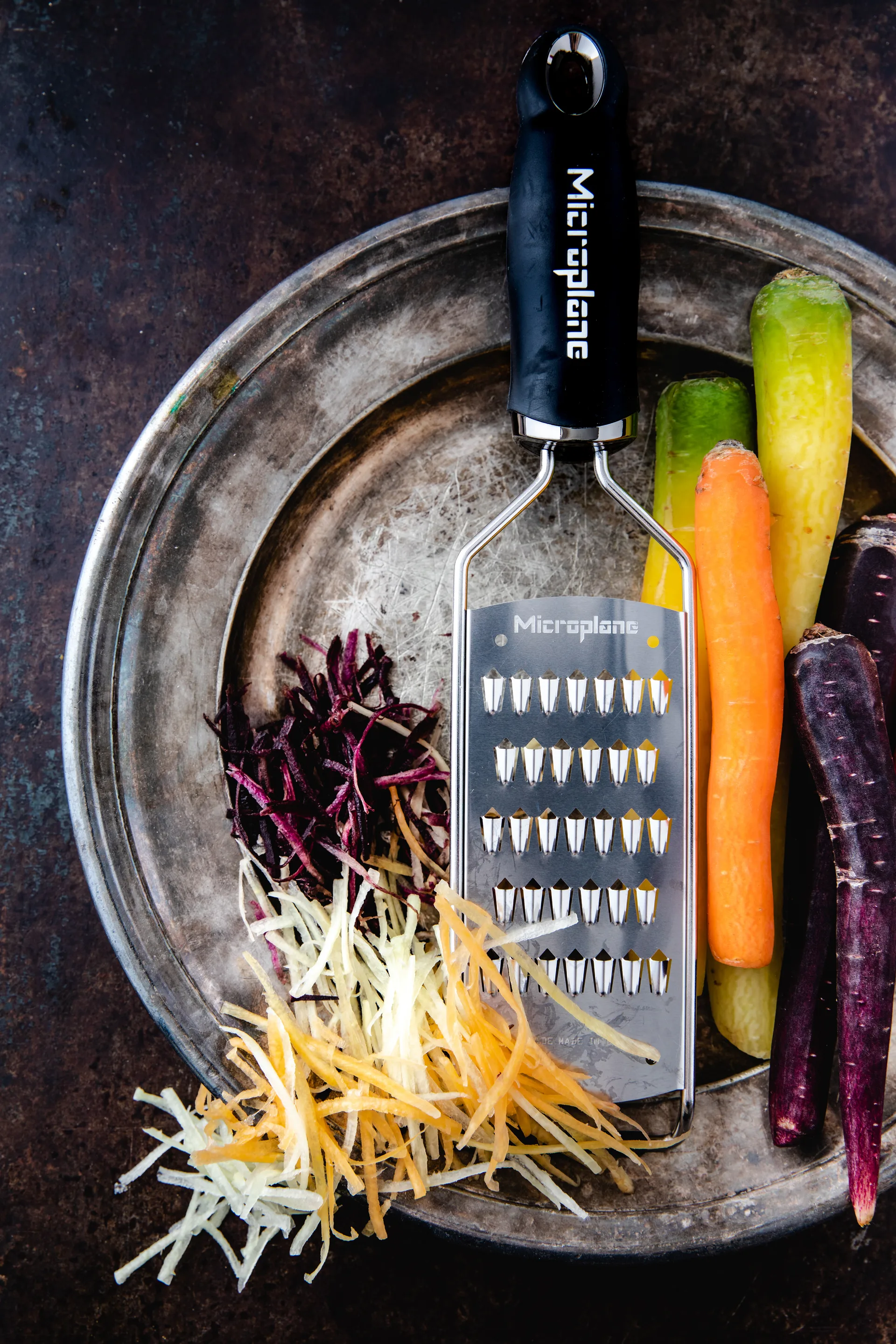 Gourmet julienneskjærer fint 31 cm, Black Microplane