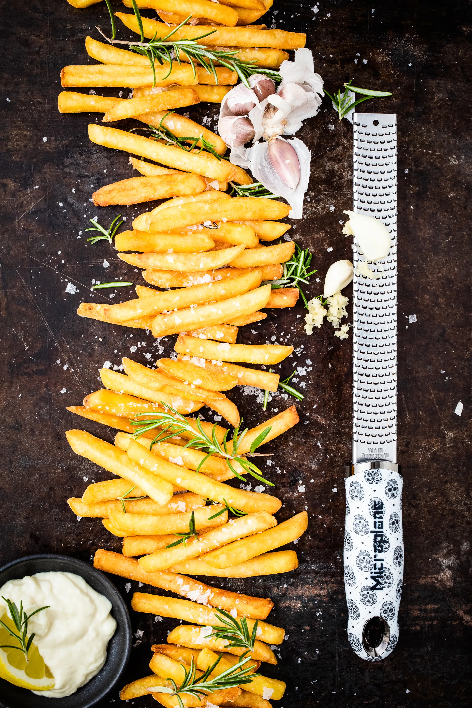 Premium Funky zestjern 32 cm, Skull Microplane