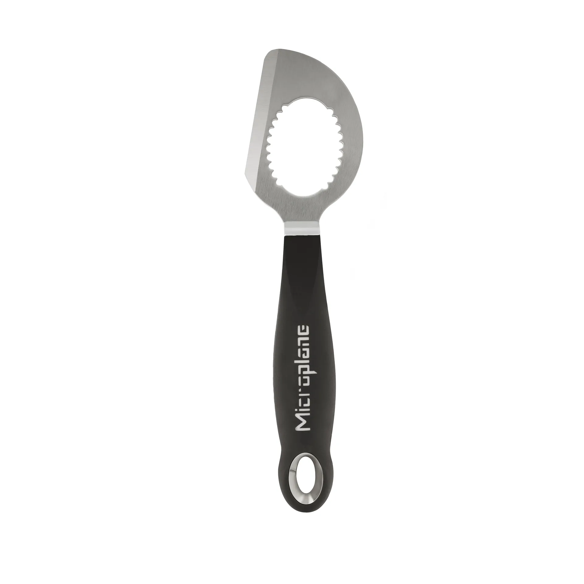 Professional 3-i-1 avokadodeler 17 cm, Black Microplane