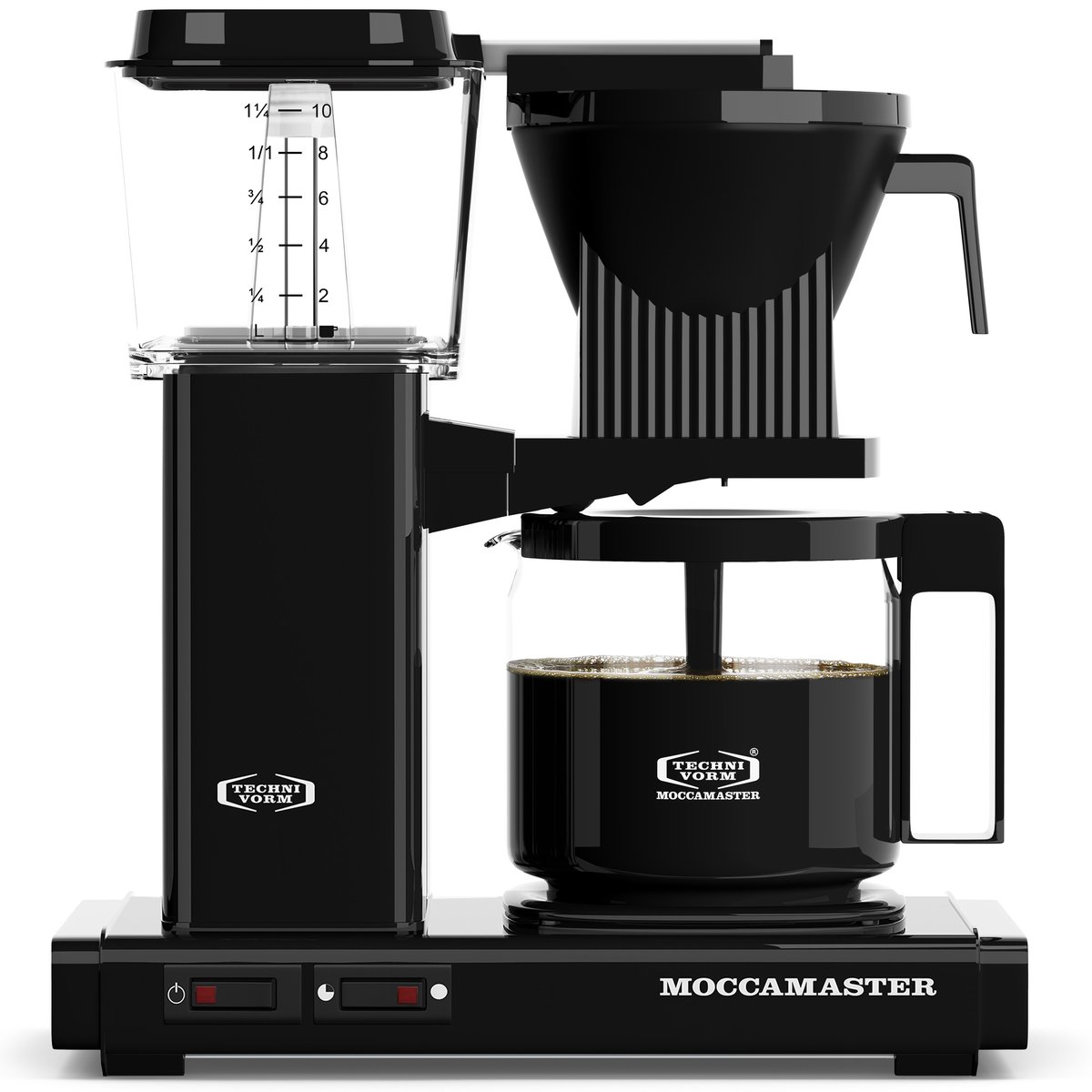 Moccamaster Automatisk kaffetrakter 1,25 l Svart