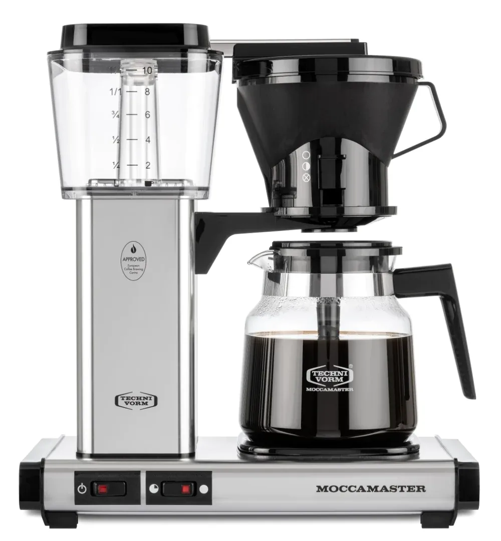Manuell kaffetrakter 1,25 l, Polished silver Moccamaster