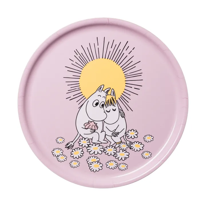 Forelskede Mummitrollet brett - Ø35 cm - Moomin Arabia